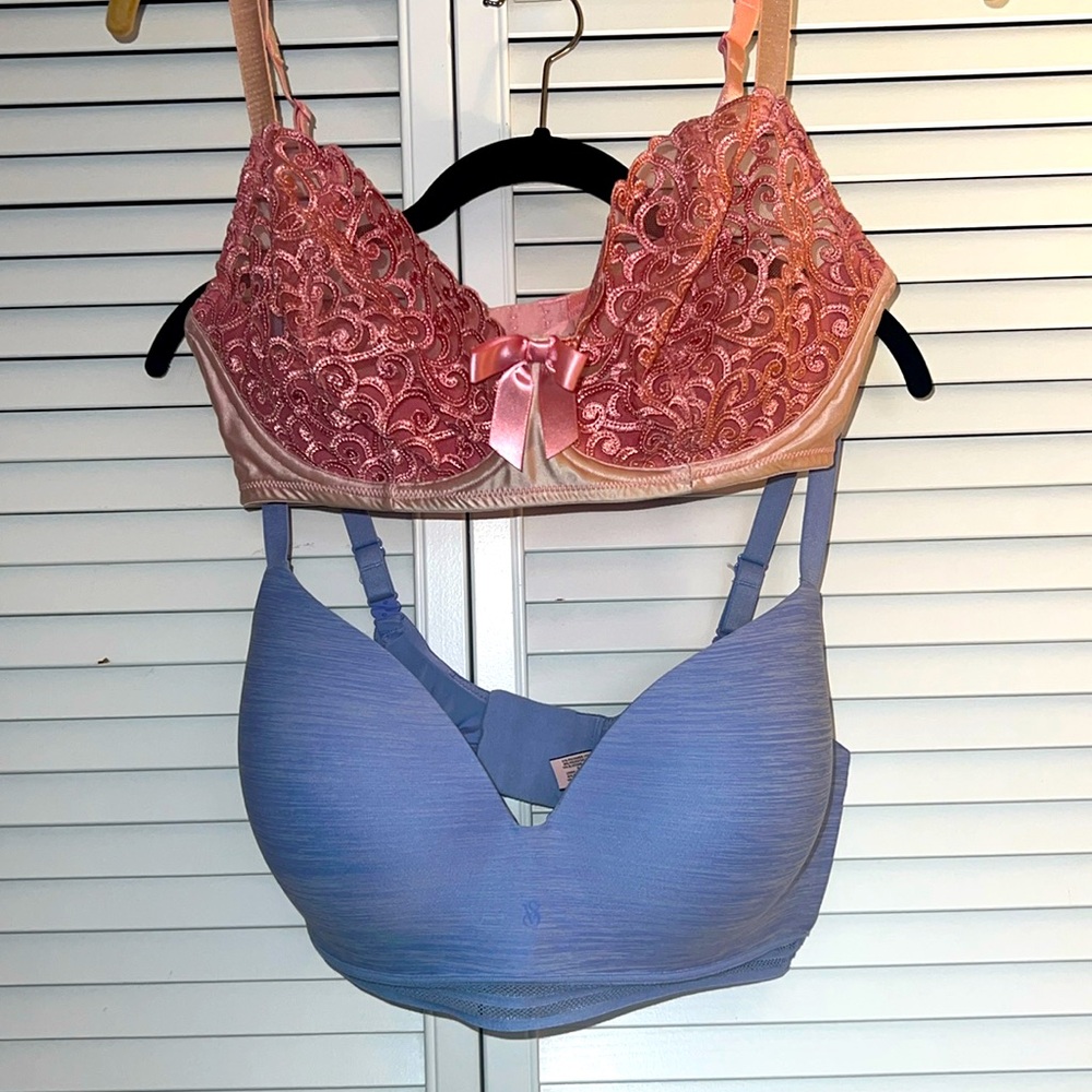 Bundle of 2 Victoria’s Secret Bras - Both size 36 DD.